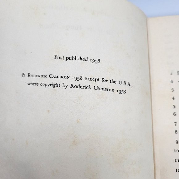 Vintage Time of the Mango Flowers Hardcover Book 1958 Cameron Roderick - Picture 6 of 7